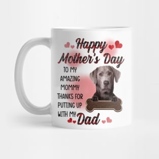 Silver Labrador Happy Mother's Day To My Amazing Mommy Mug